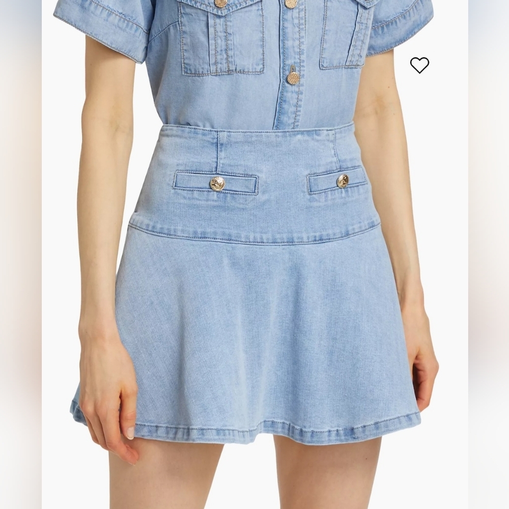GENERATION LOVE Adella Denim Skirt. Size 32 (~US 12) NWT - Picture 9 of 12